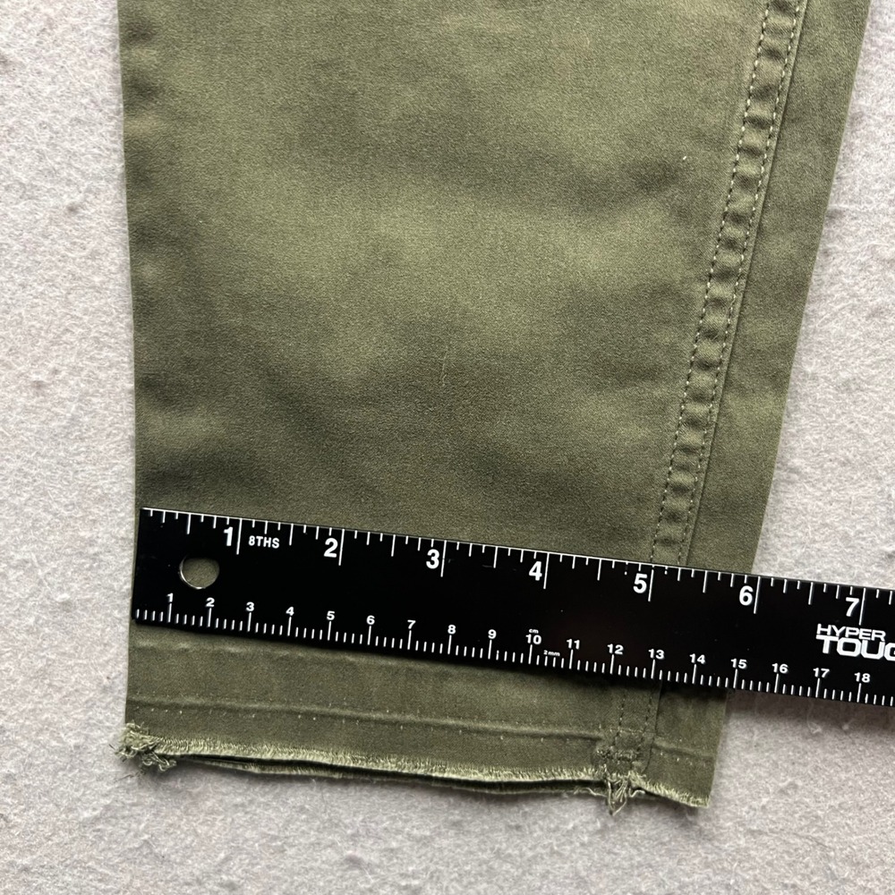 a.n.a Womens Cargo Skinny Pants Size 8 Oregano Green Mid Rise Soft Stretch NWT - Picture 3 of 8